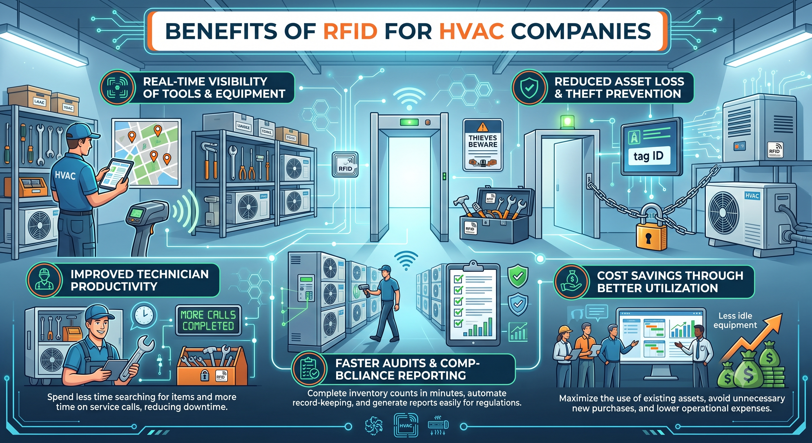 Benefits of RFID for HVAC Companies Benefits of RFID for HVAC Companies