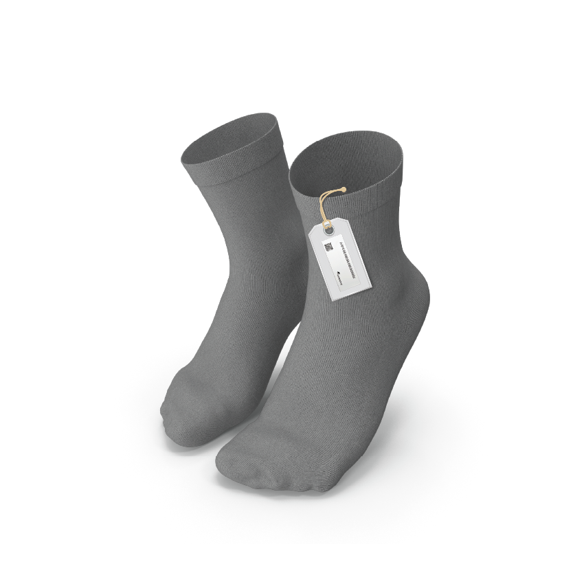 RFID Tag Placement on the Socks